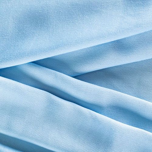 Шелк-штапель стрейч 069-01690  col.10 небесно-голубой однотонный