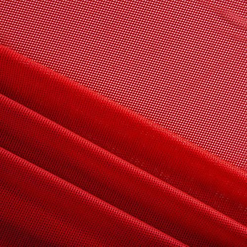 Сетка трикотажная 050-02476 темно-красный однотонный