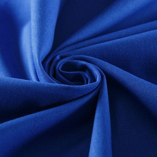 Лен-вискоза 035-13096 васильковый однотонный