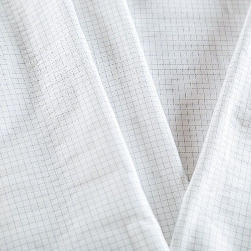 Хлопок рубашечный К21-722 белый принтованный