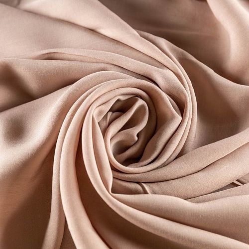 Штапель К33-631 пудровый однотонный