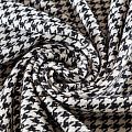 Твид 052-05410 черно-белый пье-де-пуль