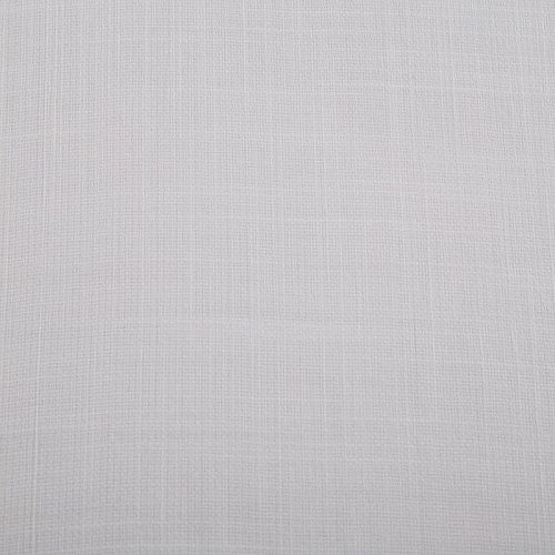 Лен на дублерине 035-16518 молочный однотонный