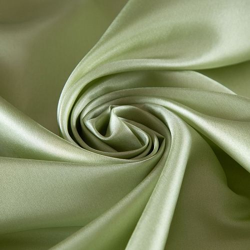Шелк натуральный 064-16901 салатный однотонный