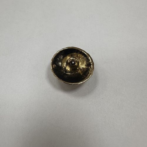 Пуговица декоративная на ножке 18мм металл бронза
