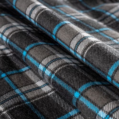 Фланель К10-052 серый принтованный