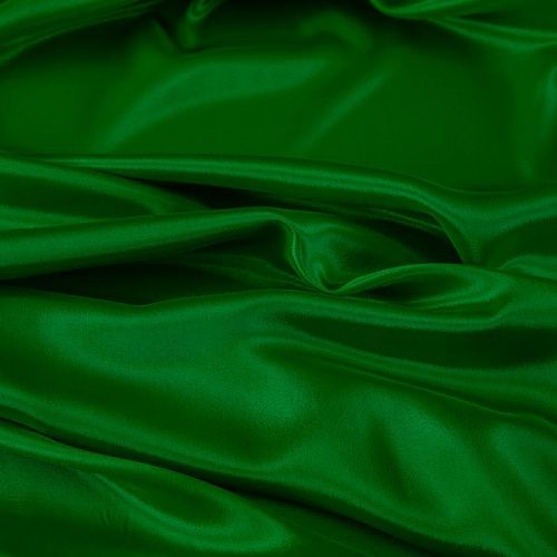 Перл шифон 068-19395 травяной зеленый однотонный