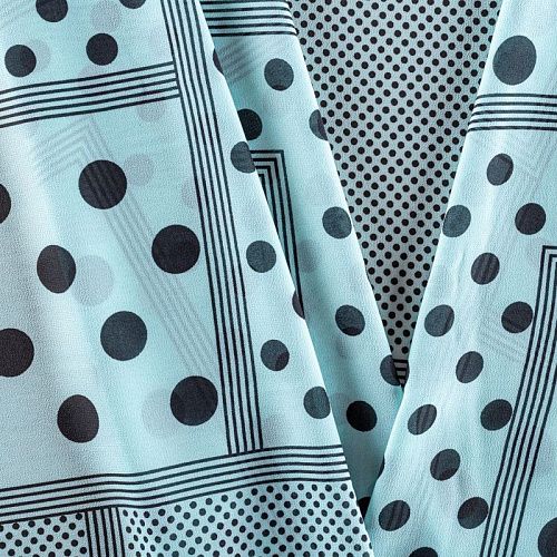 Креп-шифон 027-01433 тиффани принтованный