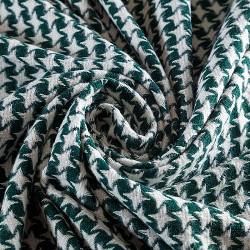 Твид 052-05320 молочно-изумрудный