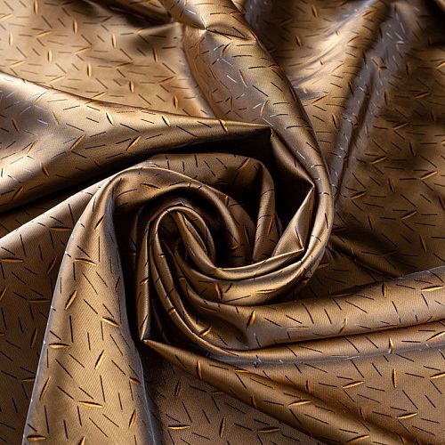 Ткань подкладочная 045-01949 античное золото жаккардовый