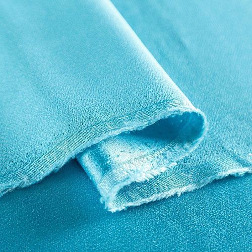 Кади креп-атлас 001-06634 петроль однотонный