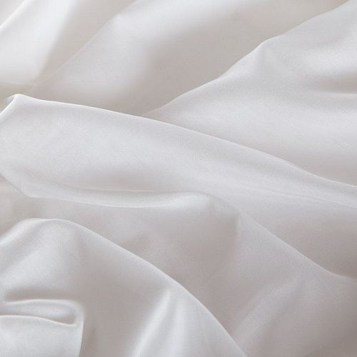 Шелк-батист Bottega Veneta 003-16354 сливочный однотонный