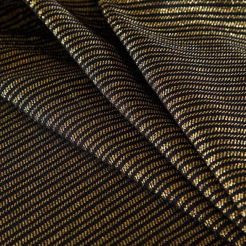 Ткань костюмная 025-16199 черный/золото