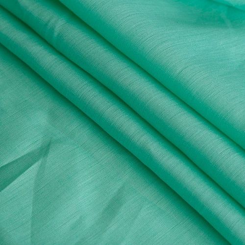 Лен натуральный 035-14646 морской зеленый однотонный