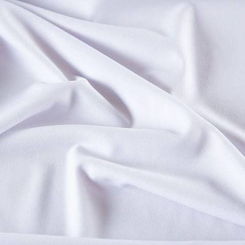 Трикотаж 056-19699 белый однотонный