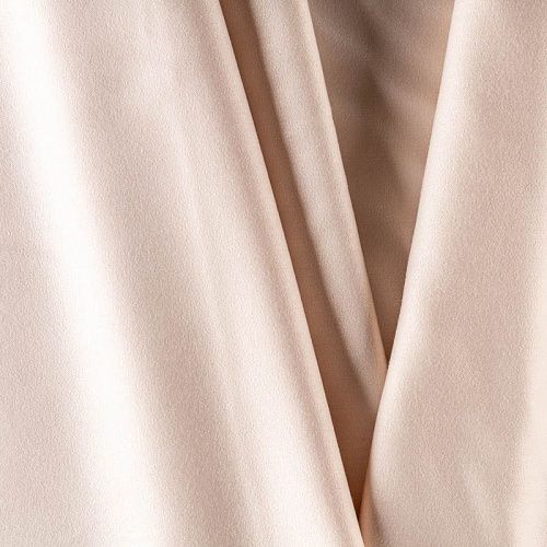 Креп К33-384 сливочный однотонный