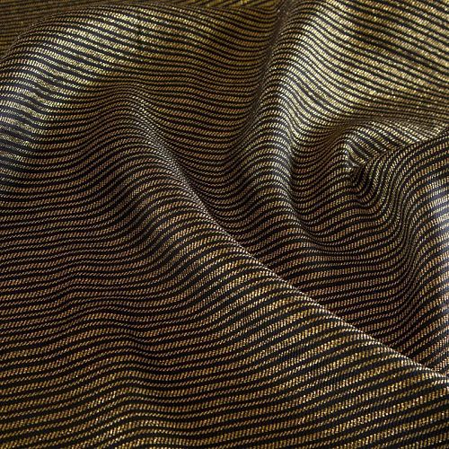 Ткань костюмная 025-16199 черный/золото