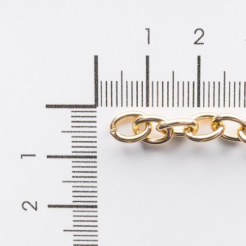 Цепь декоративная 5 мм металл 172-5-под золото