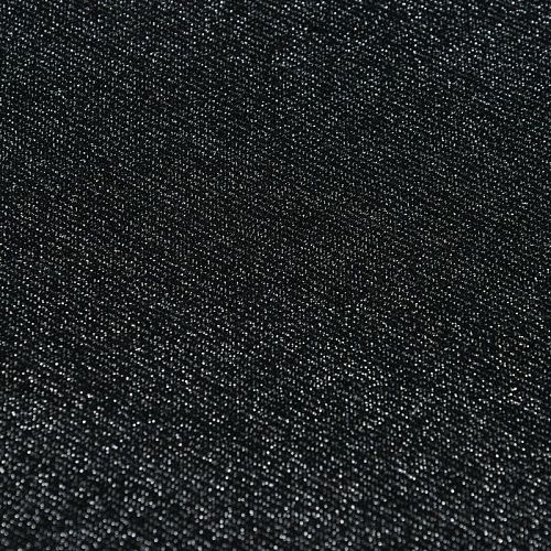 Трикотаж с люрексом 056-12090 черный