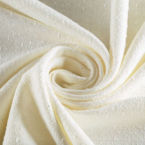 Твид шанель 052-05640 молочный однотонный