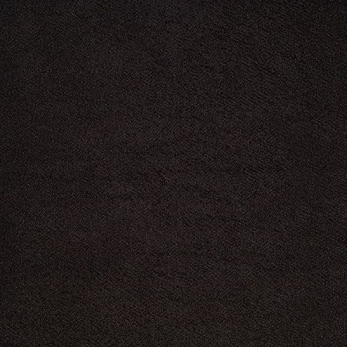 Креп-сатин К33-907 черный однотонный