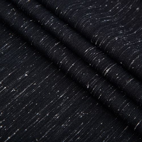 Ткань костюмная 025-16280 черный меланж