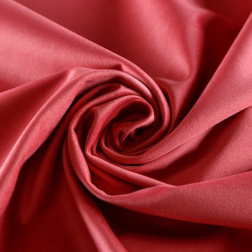 Ткань мебельная микровелюр 09-02-08964 ягодный однотонный