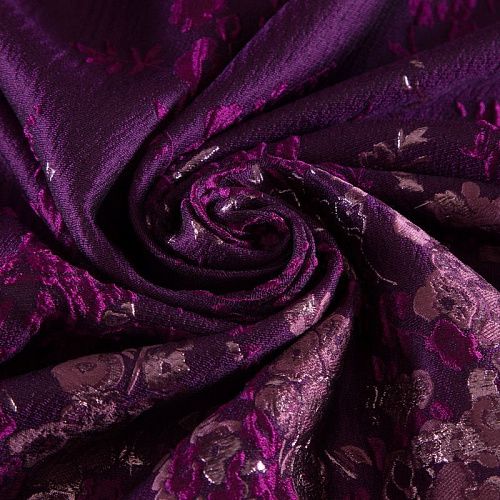 Жаккард купон 017-19214 пурпурный