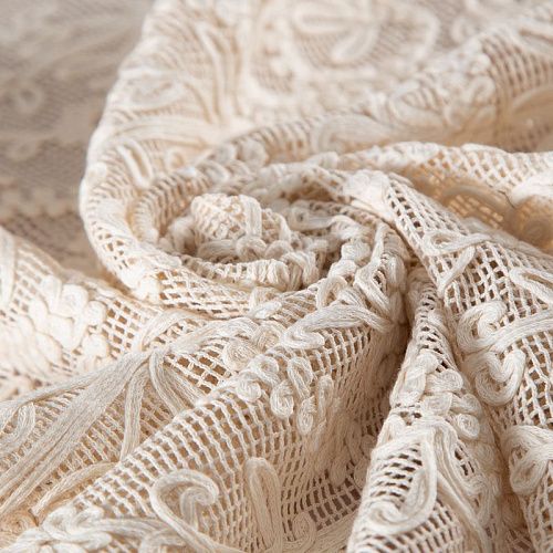 Вышивка на сетке Dolce&Gabbana 050-20052 экрю