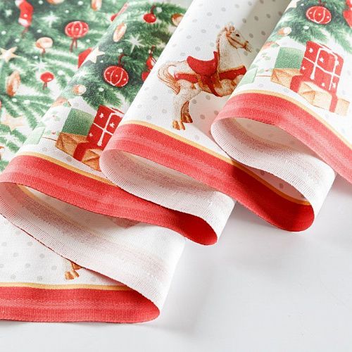 Дорожка декоративная 063-03492 белый принтованный