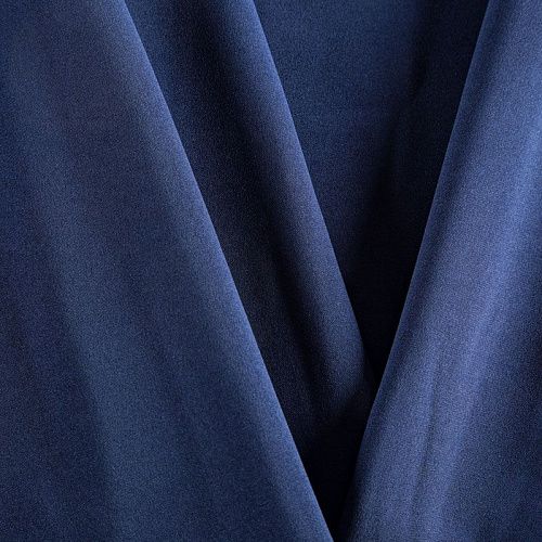 Ткань костюмная 025-04154 темно-синий однотонный