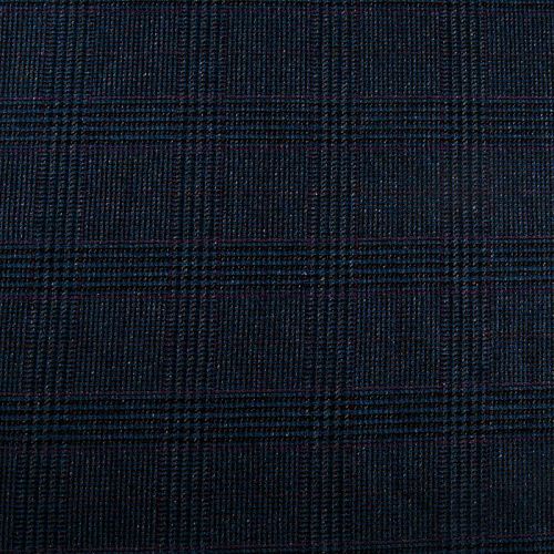 Ткань костюмная 025-14414 синий принтованный