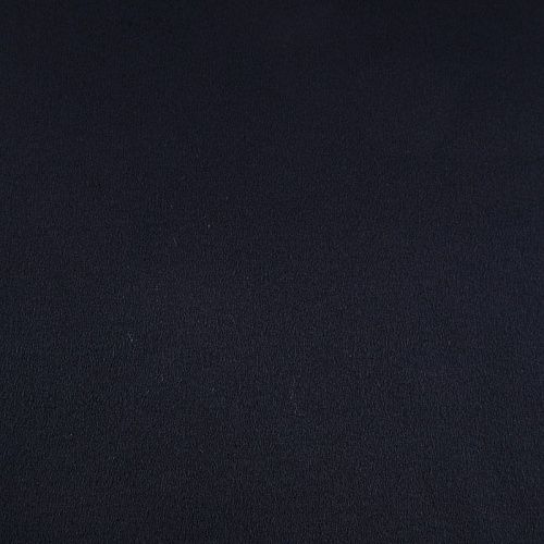 Ткань пальтовая 040-17290 черно-синий однотонный