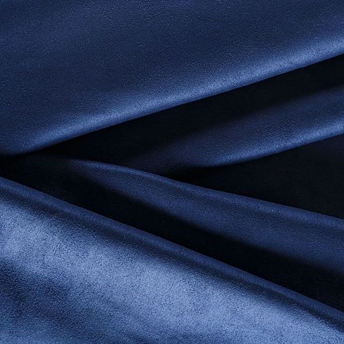 Замша искусственная 018-05692 темно-синий однотонный