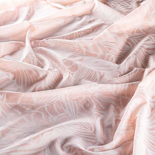 Шелк-батист 003-1027 пудровый принтованный