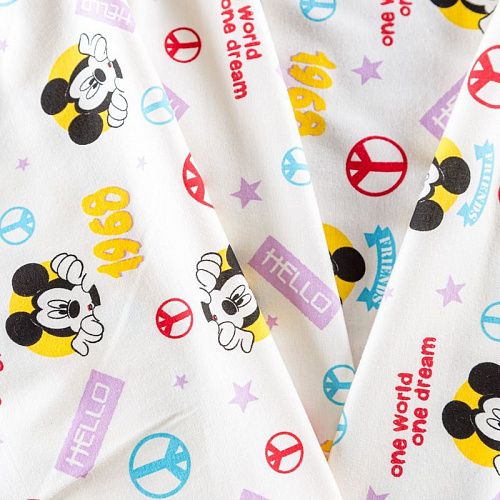 Трикотаж 056-09786 молочный принтованный