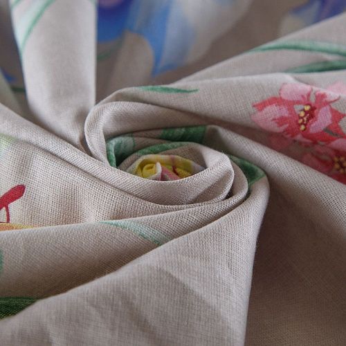 Бязь ш. 220 см 007-13512 песочный принтованный