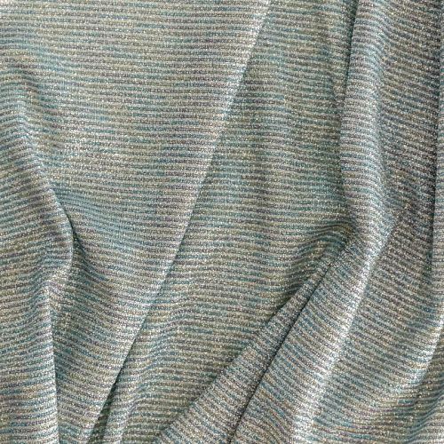 Трикотаж с напылением К33-968 голубой мультиколор