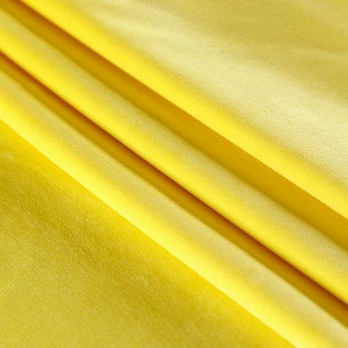 Ткань мебельная микровелюр 09-02-08962 желтая кукуруза однотонный